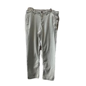 Faherty Mens Coastline Chino Flat Front Olive Stretch Khaki 35/28